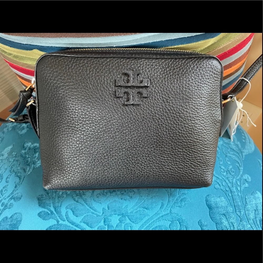Tory Burch Black Taylor Camera Bag Crossbody